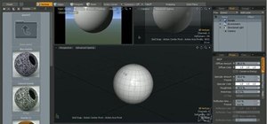 Use the bump and displacement options in the modo Shader Tree tool