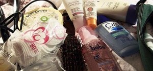 Pack makeup and beauty products for a trip