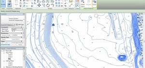 Generate topography from a DWG link in Revit Architecture 2011