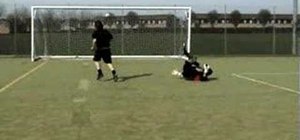 Score goals in soccer when one-on-one with the goalie