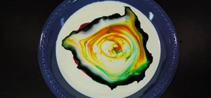 Use milk, dish soap and food coloring for a fun effect