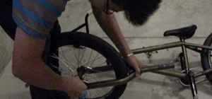 Disassemble a BMX bike