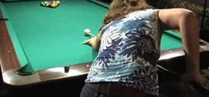 Play a beginner's game of pool