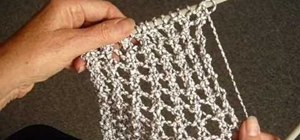 Knit a variation on the Like Lace stitch