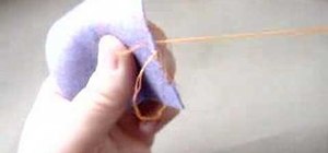 Sew a blanket stitch