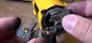 Replace brushes on a DeWalt DW988 18v cordless drill