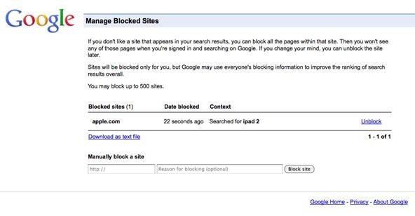 Block Unwanted Websites from Showing Up in Your Google Search Results