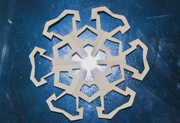 More Kirigami Snowflakes