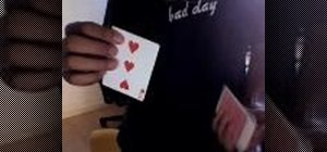 Do the faced upside down card trick