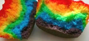 Make Rainbow-Colored Cupcakes with Food Coloring