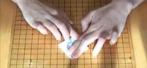 Origami a fish for beginners