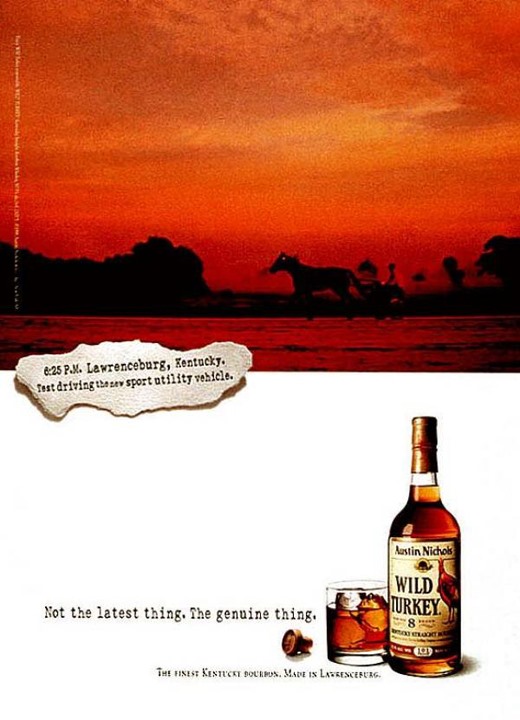 A History of Print Ads from Wild Turkey Bourbon