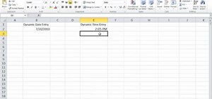 Use the TODAY and NOW functions in Microsoft Excel 2010