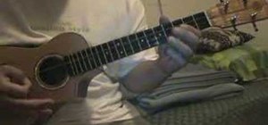 Play "Wipeout" on the ukulele