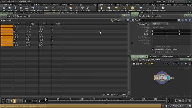 Create and work with polygons in Houdini 10 - Part 2 of 2