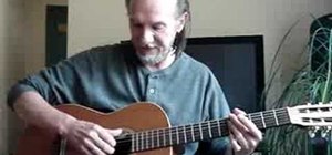 Play George Gershwin's "Summertime" on acoustic guitar