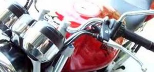 Lube the clutch cable on a Honda motorcycle