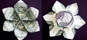 Make a Three Dollar Origami Flower