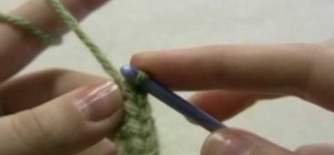 Make a half double crochet stitch