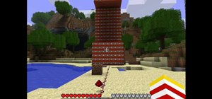 Build a creeper using TNT in Minecraft