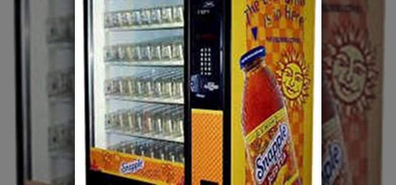Get Free Snapple, Soda and Snacks from Vending Machines