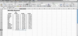 Create an AutoSum formula in Microsoft Excel 2010
