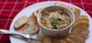Make a low fat spinach and artichoke dip from scratch
