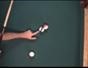 Visualize the cue ball contact point
