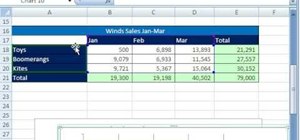 Create charts and set up pages for analysis in Excel