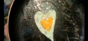 Make heart-shaped eggs for Valentine's day breakfast