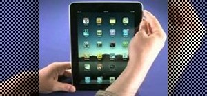 Navigate and use the user interface on an Apple iPad