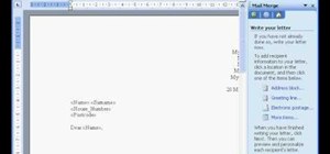 Mail merge with Microsoft Access