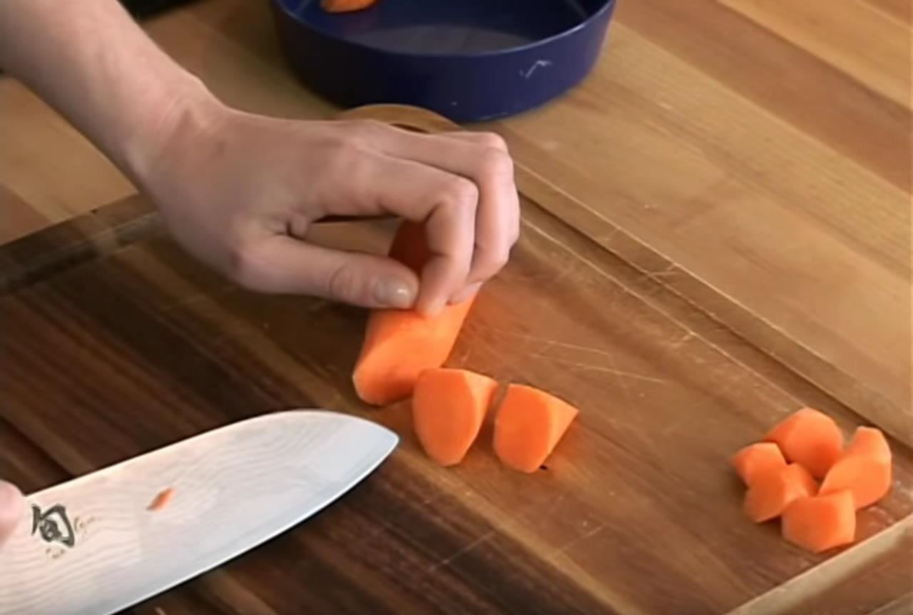 This Weird Chopping Technique Helps Veggies Cook Faster