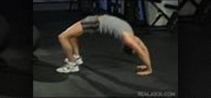 Develop core strength with quick build back arches