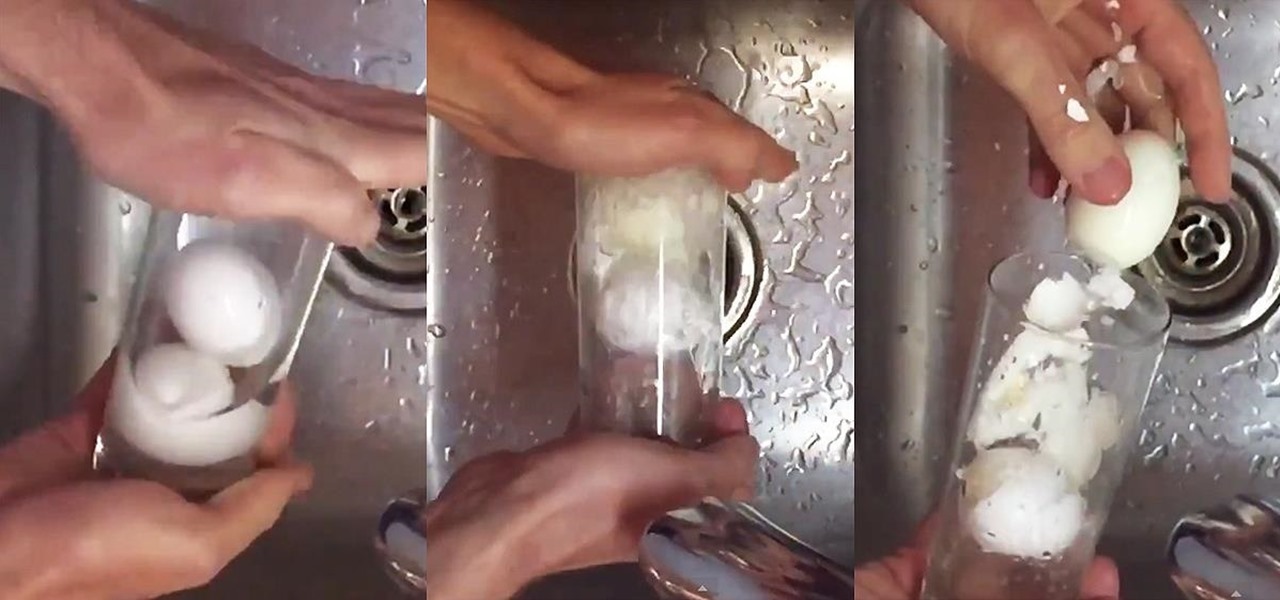 Shake It Up: How to Peel Eggs with a Glass of Water « Food Hacks ::  WonderHowTo