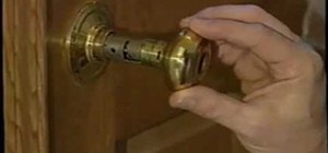 Fix a broken door knob handle