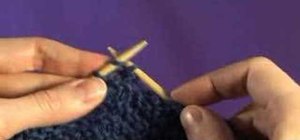 Decrease stitches in knitting