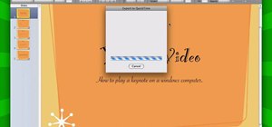 Get a keynote presentation to play in Windows
