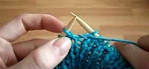 Change between the knit stitch and the purl stitch