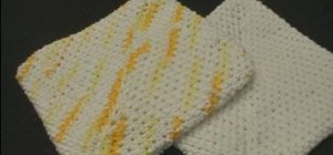 Make a crochet potholder using single crochet