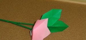 Origami a delicate pink spring azalea flower