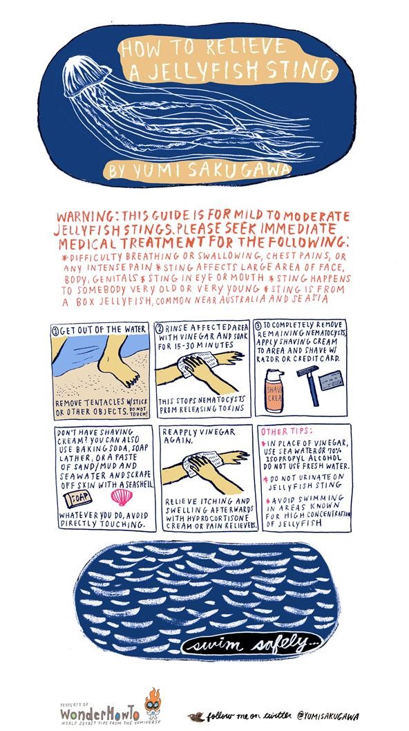 How to Relieve a Jellyfish Sting
