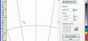 Create a scroll saw basket pattern in Corel Draw X3