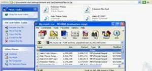 Compress multiple files with WinRAR