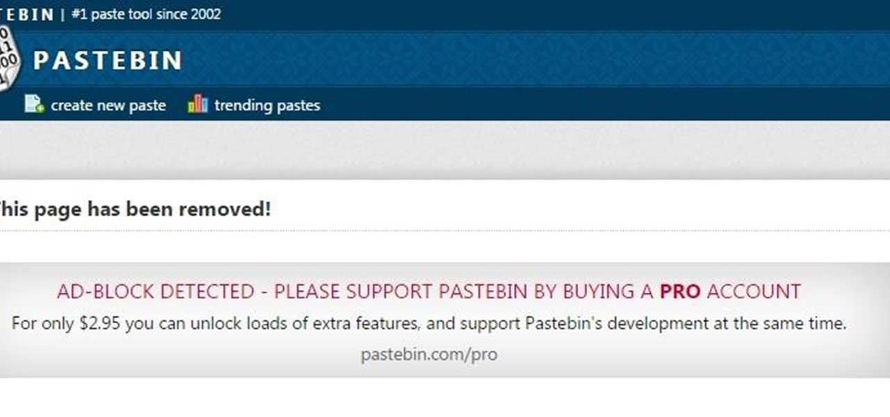 How To Pastebin Accounts Null Byte Wonderhowto