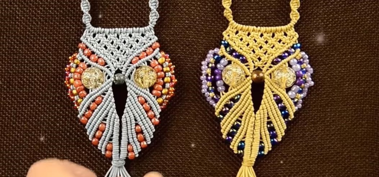 Beaded Macrame Owl Tutorial « Jewelry WonderHowTo