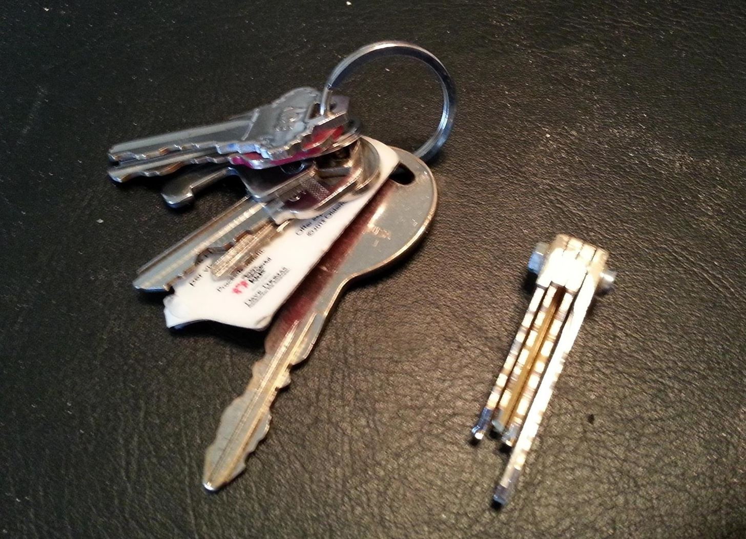 Trade in Your Bulky Set of Keys for This Simple DIY Swiss Army-Style Keychain