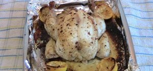 Make lemon garlic roasted chicken