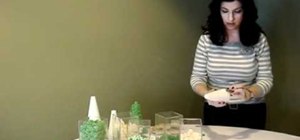 Make candy Christmas trees as holiday decorations
