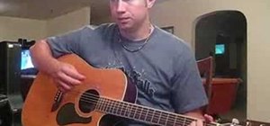 Play "Love Remains the Same" on acoustic guitar